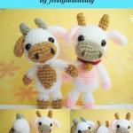 Pdf Lolly Baby Cow Amigurumi Crochet..