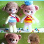 Pdf Little Dog And Bear Amigurumi Crochet..