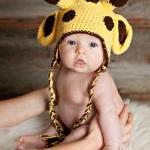 Pdf Giraffe Crochet Hat Pattern 0-3 Month..