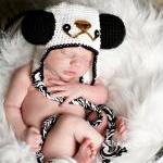 Pdf Crochet Pattern( How To Tutorial) Panda Hat..