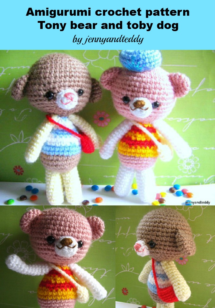 Pdf Little Dog And Bear Amigurumi Crochet Pattern-luulla