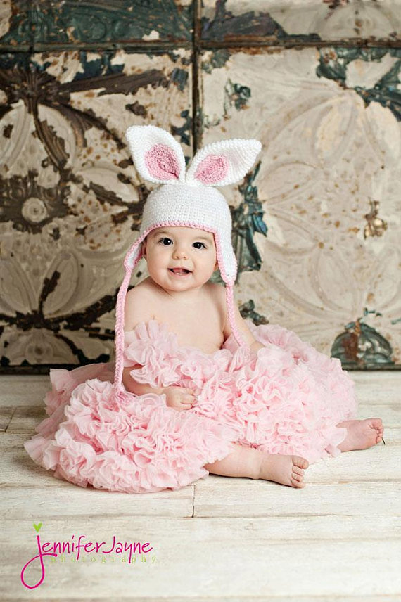 Pdf Easter Bunny Crochet Hat Pattern Size Newborn-1 Year- Luulla