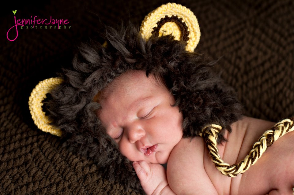 Pdf Crochet Pattern( How To Tutorial) Lion Hat Size 0-3 Month Only