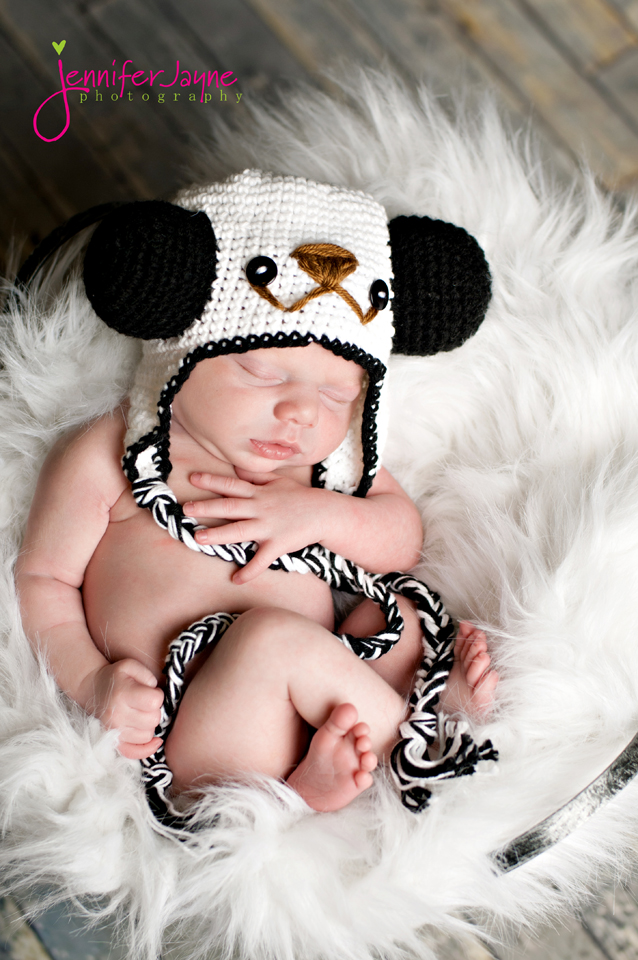 Pdf Crochet Pattern( How To Tutorial) Panda Hat Size Newborn- 1 Years